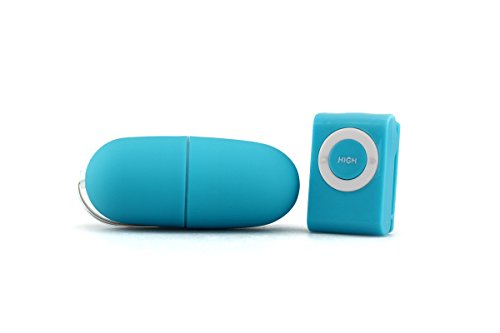 Extasialand Vibroei mit Fernbedienung im MP3 Player Design 20 Stufen in blau