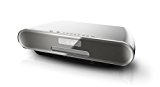 Panasonic SC-RS54EG-S Micro HiFi System (40 Watt RMS, Bluetooth, CD, Radio UKW/DAB+, 4 GB Speicher) silber