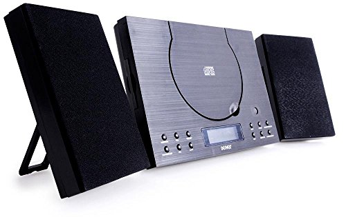 Denver MC-5010 Musik-Center (CD-R/RW, AUX-In, Wandhalterung, Weckerradio) schwarz