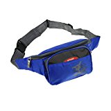 FakeFace Neu Unisex Gürteltasche Bauchtasch Geldtasche Hüfttasche Umhängetasche Geldbeutel Blau für Sport