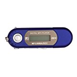 TOOGOO (R) 8GB LCD Mini MP3 WMA Player FM Radio USB Flash Laufwerk - Blau