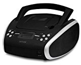 Denver TC-24 Boombox mit Toploader CD-Player schwarz