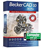 Becker Cad 10 3D Pro für Microsoft Windows 10-8-7-Vista-XP | Cad-Software für Architektur, Maschinenbau und Elektrotechnik | 3D Zeichenprogramm kompatibel mit Autocad