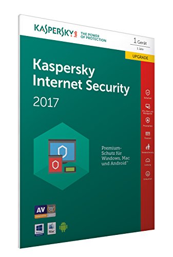 Kaspersky Internet Security 2017 Upgrade - [Online Code] (Frustfreie Verpackung)