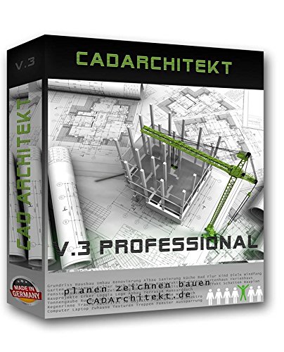 CADarchitekt V.3 Professional - 3D Hausplaner Architektur Software / 2D Grundriss Programm