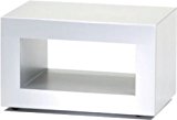 Straight Container Rollbar, Design Hans Hansen, weißaluminium-silber, Modell 4310-116