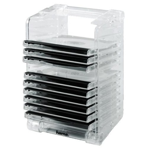 Hama CD-Rack & Stack 12, Transparent