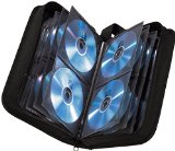 Hama CD Tasche für 64 CDs/DVDs/Blu-rays, Mappe zur Aufbewahrung, schwarz