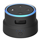 Smatree SmaCup Tragbare Batteriestation für 2. Generation Echo Dot (Schwarz)