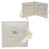 Hochzeit CD / DVD Halter mit Metall Ring Icons